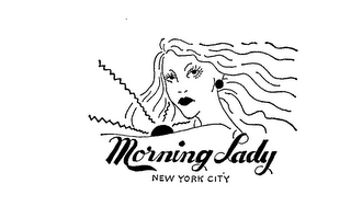 MORNING LADY NEW YORK CITY