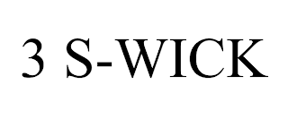 3 S-WICK trademark