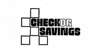 CHECKOR SAVINGS