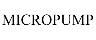 MICROPUMP trademark