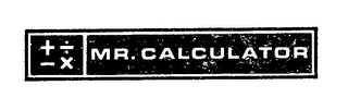 MR. CALCULATOR