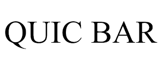QUIC BAR trademark