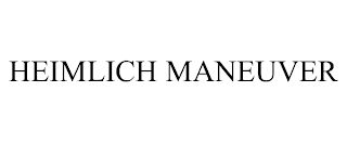 HEIMLICH MANEUVER trademark