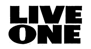 LIVE ONE trademark