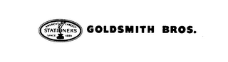 GOLDSMITH BROS AMERICA'S LARGEST STATIONERS SINCE 1886