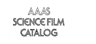 AAAS SCIENCE FILM CATALOG