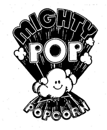 MIGHTY POP POPCORN trademark