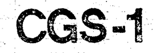 CGS-1 trademark