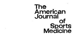 THE AMERICAN JOURNAL OF SPORTS MEDICINE