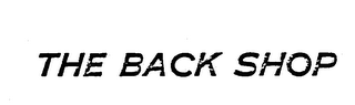 THE BACK SHOP trademark