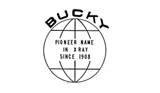 BUCKY PIONEER NAME IN X RAY SINCE 1908