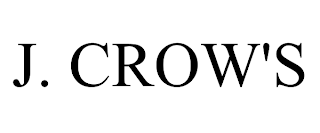 J. CROW'S trademark
