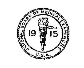 NATIONAL BOARD OF MEDICAL EXAMINERS U.S.A.  1915