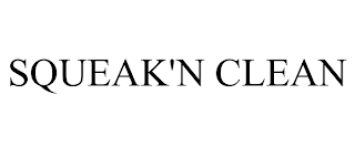 SQUEAK'N CLEAN trademark