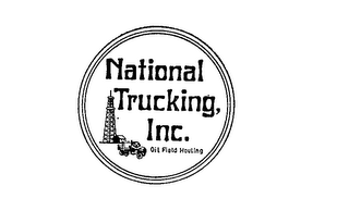 NATIONAL TRUCKING INC.  OIL FIELD HAULING