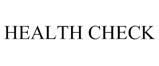 HEALTH CHECK trademark