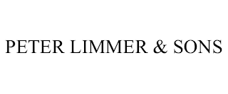 PETER LIMMER &amp; SONS trademark