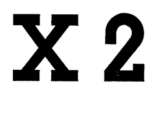 X 2 trademark