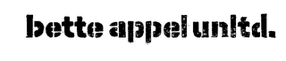 BETTE APPEL trademark