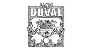 PASTIS DUVAL MAISON FONDEE EN 1798 MARSEILLE S.A. trademark
