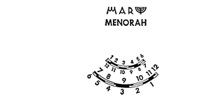 MARY MENORAH 1 2 3 4 5 6 7 9 10 11 12 trademark