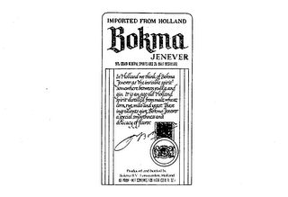 BOKMA JENEVER