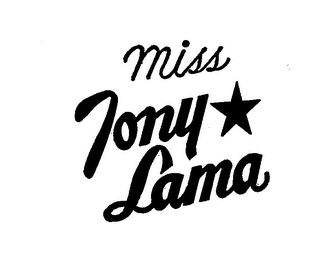 MISS TONY LAMA