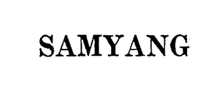 SAMYANG trademark