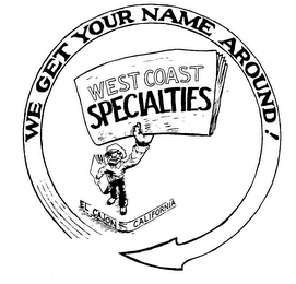 EL CAJON - CALIFORNIA WEST COAST SPECIALTIES WE GET YOUR NAME AROUND!