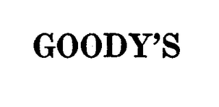 GOODY'S trademark