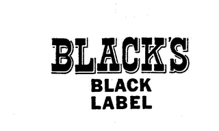 BLACK'S BLACK LABEL trademark