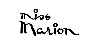 MISS MARION trademark