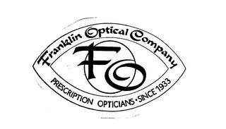 FO FRANKLIN OPTICAL COMPANY PRESCRIPTION OPTICIANS-SINCE 1933