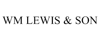 WM LEWIS & SON trademark