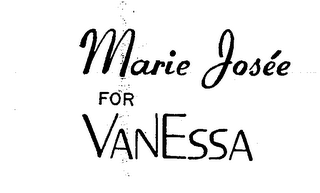 MARIE JOSE E FOR VAN ESSA trademark