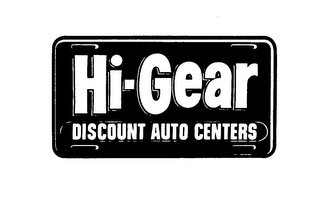 HI-GEAR DISCOUNT AUTO CENTERS