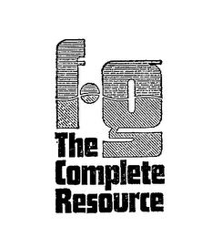 THE COMPLETE RESOURCE AND F G