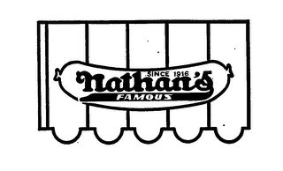 SINCE 1916 NATHAN'S FAMOUS