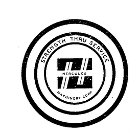 H STRENGTH THRU SERVICE HERCULES MACHINERY CORP.