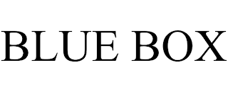 BLUE BOX trademark