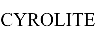 CYROLITE trademark