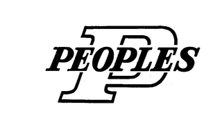 P PEOPLES trademark