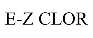 E-Z CLOR trademark