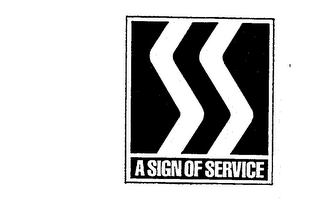 A SIGN OF SERVICE