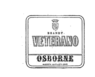 VETERANO, BRANDY OSBORNE PUERTO DE SANTA MARIE SPAIN