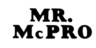 MR. MCPRO trademark