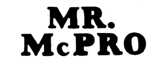 MR. MCPRO trademark