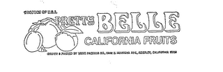 PRETTY BELLE CALIFORNIA FOODS PRODUCT OF USA