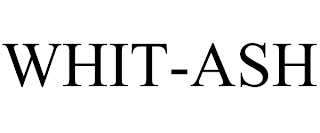 WHIT-ASH trademark