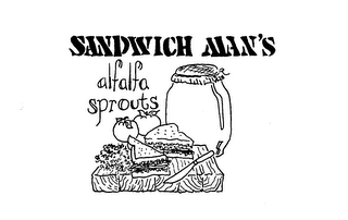 SANDWICH MAN'S ALFALFA SPROUTS 